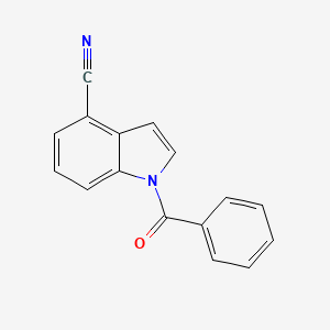 1-Benzoyl-1h-indole-4-carbonitrile