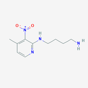 N'-(4-methyl-3-nitropyridin-2-yl)butane-1,4-diamine