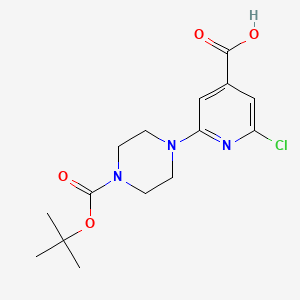 4-(4-Carboxy-6-chloropyridin-2-yl)piperazine-1-carboxylic acid tert-butyl ester