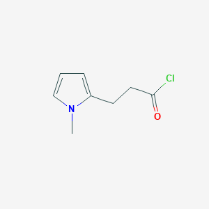 3-(1-Methylpyrrol-2-yl)propanoyl chloride