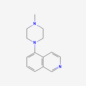 molecular formula C14H17N3 B13873883 5-(4-Methylpiperazin-1-yl)isoquinoline 