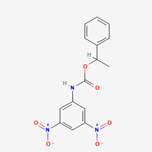 1-phenylethyl N-(3,5-dinitrophenyl)carbamate