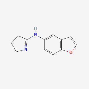 N-(1-benzofuran-5-yl)-3,4-dihydro-2H-pyrrol-5-amine