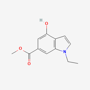 Methyl 1-ethyl-4-hydroxyindole-6-carboxylate