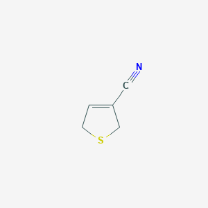 molecular formula C5H5NS B13873951 2,5-Dihydrothiophene-3-carbonitrile 