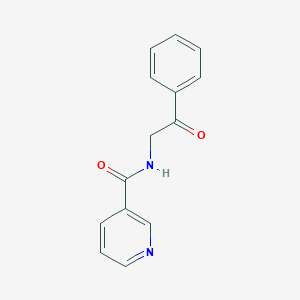 N-(2-Oxo-2-phenylethyl)pyridine-3-carboxamide