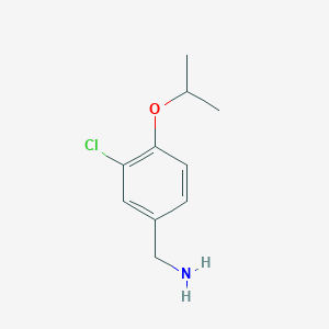 (3-Chloranyl-4-Propan-2-Yloxy-Phenyl)methanamine