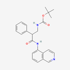 Tert-butyl 3-(isoquinolin-5-ylamino)-3-oxo-2-phenylpropylcarbamate