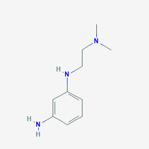 molecular formula C10H17N3 B13874045 3-N-[2-(dimethylamino)ethyl]benzene-1,3-diamine 