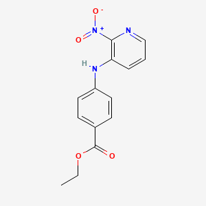 Ethyl 4-[(2-nitropyridin-3-yl)amino]benzoate