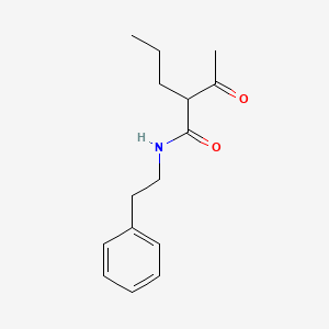 2-Acetyl-n-(2-phenylethyl)pentanamide