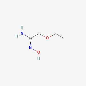 molecular formula C4H10N2O2 B13874101 2-ethoxy-N'-hydroxyethanimidamide 