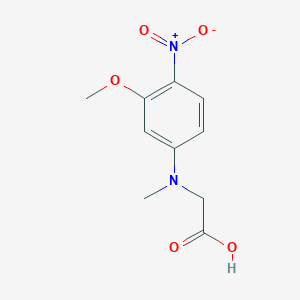 2-(3-methoxy-N-methyl-4-nitroanilino)acetic acid