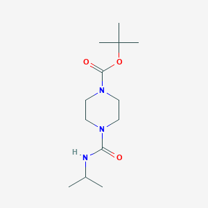 molecular formula C13H25N3O3 B13874169 Tert-butyl 4-(propan-2-ylcarbamoyl)piperazine-1-carboxylate 