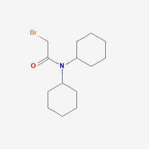 2-Bromo-n,n-dicyclohexylacetamide