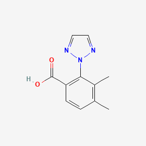 molecular formula C11H11N3O2 B13874232 3,4-Dimethyl-2-(triazol-2-yl)benzoic acid 