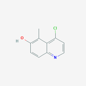 molecular formula C10H8ClNO B13874235 4-Chloro-5-methyl-quinolin-6-ol 