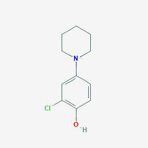 2-Chloro-4-piperidin-1-ylphenol