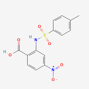 2-[(4-Methylphenyl)sulfonylamino]-4-nitrobenzoic acid