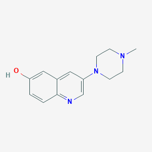 3-(4-Methylpiperazin-1-yl)quinolin-6-ol