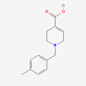 molecular formula C14H17NO2 B1387427 1-(4-Methylbenzyl)-1,2,3,6-tetrahydropyridine-4-carboxylic acid CAS No. 1172301-25-5