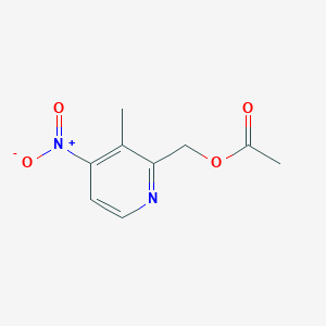 (3-Methyl-4-nitropyridin-2-yl)methyl acetate