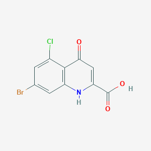 7-bromo-5-chloro-4-oxo-1H-quinoline-2-carboxylic acid