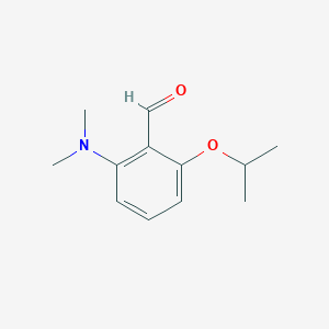 2-(Dimethylamino)-6-propan-2-yloxybenzaldehyde