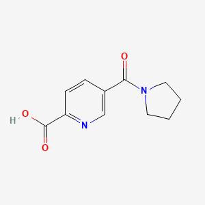 5-(Pyrrolidine-1-carbonyl)pyridine-2-carboxylic acid