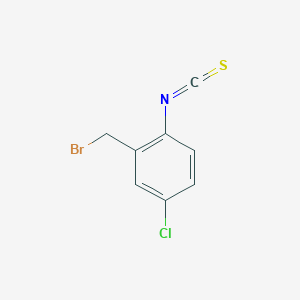 2-(Bromomethyl)-4-chloro-1-isothiocyanatobenzene