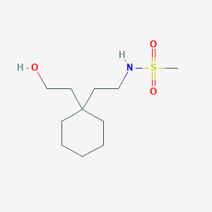 n-[2-[1-(2-Hydroxyethyl)cyclohexyl]ethyl]methanesulfonamide