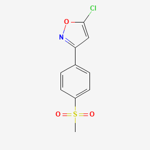 5-Chloro-3-(4-methylsulfonylphenyl)-1,2-oxazole