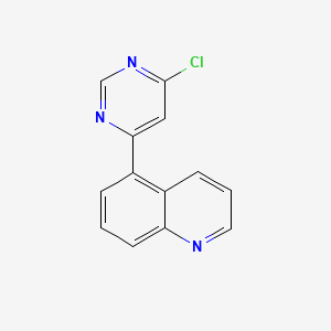 4-Chloro-6-(quinolin-5-yl)pyrimidine