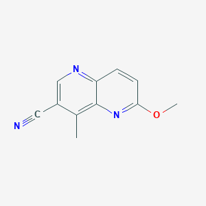 6-Methoxy-4-methyl-1,5-naphthyridine-3-carbonitrile