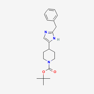 tert-butyl 4-(2-benzyl-1H-imidazol-5-yl)piperidine-1-carboxylate