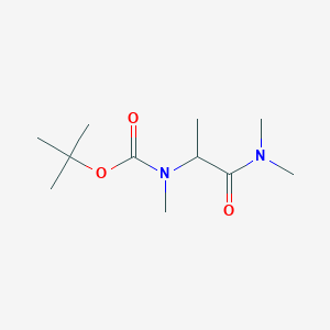 tert-butyl N-[1-(dimethylamino)-1-oxopropan-2-yl]-N-methylcarbamate