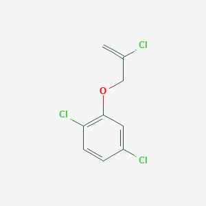 molecular formula C9H7Cl3O B13874581 1,4-Dichloro-2-[(2-chloroprop-2-en-1-yl)oxy]benzene CAS No. 139548-91-7