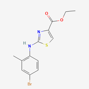 Ethyl 2-(4-bromo-2-methylanilino)-1,3-thiazole-4-carboxylate