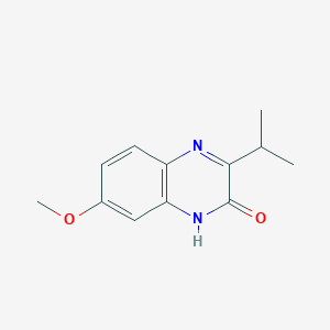 2(1H)-Quinoxalinone, 7-methoxy-3-(1-methylethyl)-