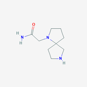 2-(1,7-Diazaspiro[4.4]nonan-1-yl)acetamide