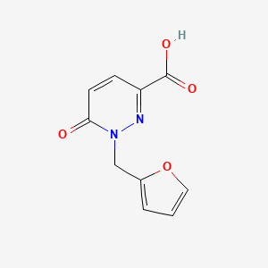 B1387469 1-(2-Furylmethyl)-6-oxo-1,6-dihydropyridazine-3-carboxylic acid CAS No. 1105192-25-3