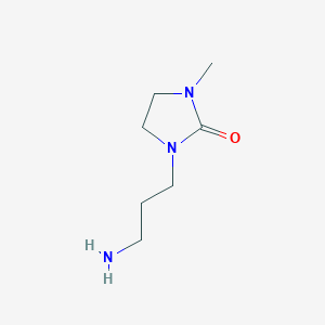 molecular formula C7H15N3O B13874693 1-(3-Amino-propyl)-3-methyl-imidazolidin-2-one 