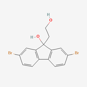 2,7-Dibromo-9-(2-hydroxyethyl)fluoren-9-ol