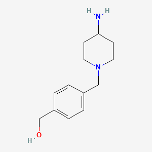 [4-[(4-Aminopiperidin-1-yl)methyl]phenyl]methanol