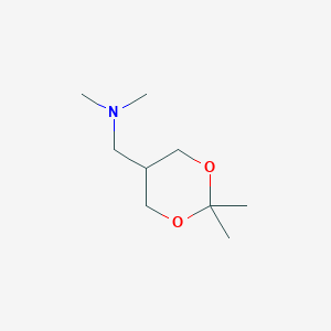 molecular formula C9H19NO2 B13874726 N,N,2,2-tetramethyl-1,3-dioxane-5-methanamine CAS No. 1392284-69-3