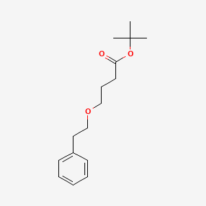 molecular formula C16H24O3 B13874732 tert-Butyl 4-phenethoxybutanoate 