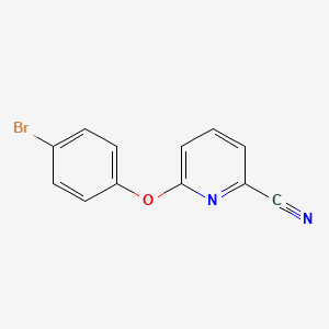 2-(4-Bromophenoxy)-6-cyanopyridine