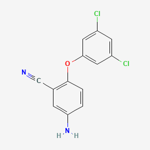 5-Amino-2-(3,5-dichlorophenoxy)benzonitrile