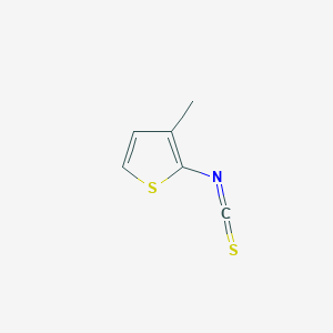 molecular formula C6H5NS2 B13874749 2-Isothiocyanato-3-methylthiophene 