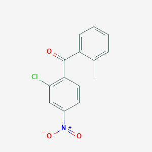 (2-Chloro-4-nitrophenyl)-(2-methylphenyl)methanone